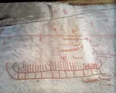 Hällristning Vitlycke. Tanum 1:1. L1968:7678.