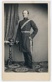 Porträtt på Major L.A. Lindgren, Major vid Göta artilleriregemente.