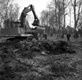 Arkeologisk undersökning vid Kohagsområdet, Näs 1:1 B A  7 från väster.