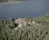 Flygfoto över Nyhammar.