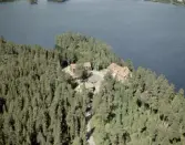 Flygfoto över Nyhammar.