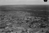 Flygfoto över Mora bebyggelse år 1933.