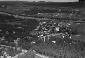 Flygfoto över Nordbäck, Gagnef.