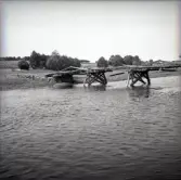 Träbro utanför Berga säteri.