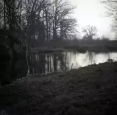 Vatten runt medeltida fäste i Kranklösaholm.