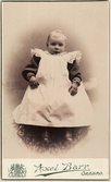 Liten flicka i förkläde med spets, 1898