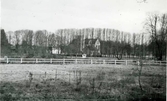 Beteshagar och skogsdunge framför Gåsevadholms slott, fideikommis tillsammans med Kobergs slott.