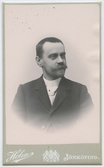 Porträtt på Direktör Axel Lundberg född år 1858 och död år 1922.