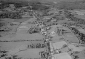 Flygfoto över Gulleråsen, Rättvik kommun, år 1950.