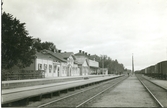 Hubbo sn, Tillberga.
Järnvägsstationen, 1922.