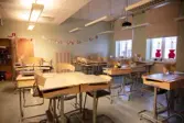 Vänersborg. Norra skolan, klassrum