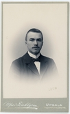 Visitkortsfotografi - Gunnar Nyström, Uppsala 1899