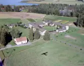 Flygfoto över Hedemora, Backa.