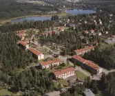 Flygfoto över Horndal, Avesta.