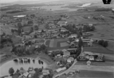 Flygfoto över Häradsbygden, Leksand, år 1933.