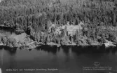 Flygfoto över NTO:s Kurs och Friluftsgård, Saxenborg, Grangärde.