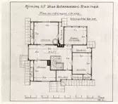 Planritning; Villa Björkbacken; Tynningö
