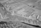Flygfoto över Orsa år 1950.