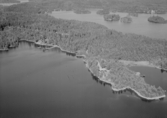 Flygfoto över Rämshyttan år 1950.