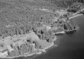 Flygfoto över Rämshyttan år 1950.