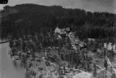 Flygfoto över Rämshyttan år 1935.