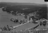 Flygfoto över Rämshyttan år 1935.