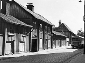 Buss kör genom gamla söder, 1950-tal