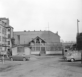 Parkering framför Café National, 1964