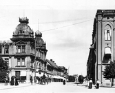 Edwalls hörna och rådhuset i Örebro, 1890-1900