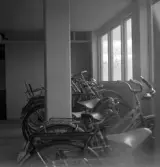 Cykelförråd i Markbacken, 1960-tal