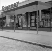 Entré till Sterners fisk i Markbackens centrum, 1960-tal