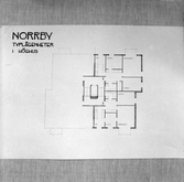 Lägenhetsplan i Norrby, 1960-tal