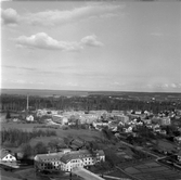 Vy över Fajansfabriken och Norrby, 1950-tal