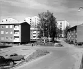 Parkeringsplats i Norrby, 1960-tal