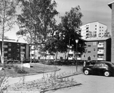 En av flera parkeringar i Norrby, 1960-tal