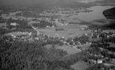 Flygfoto över Saxdalen.