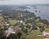 Flygfoto över Stjärnsund.