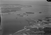 Flygfoto över Sollerön, år 1947-1949.