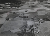 Flygfoto över Stora Skedvi år 1950.