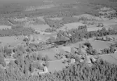 Flygfoto över Saxhyttan.