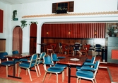 Interiörfotografi från Moulin Rouge, restaurang och diskotek med adress Kvarnbygatan 1 i Mölndal, omkring år 1986.