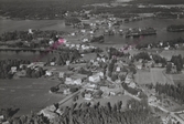 Flygfoto över Söderbärke år 1950.