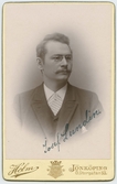 Porträtt på Boktryckare Josef Lundin.