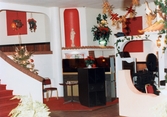 Interiörfotografi från Moulin Rouge, restaurang och diskotek med adress Kvarnbygatan 1 i Mölndal, år 1988.