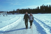 Promenad vid Ånnabodasjön, februari 1983