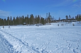 Vid Ånnabodasjön, februari 1983