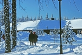 Promenad vid Ånnaboda fritids- och konferensaläggning, februari 1994