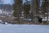 Vårvinter vid Ånnabodasjön, 1979