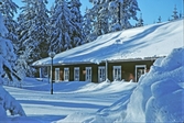 Snödrivor kring Ånnaboda fritidsanläggning, februari1994