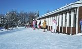Lilla pulkabacken vid Ånnaboda fritidsanläggning, februari 1994
